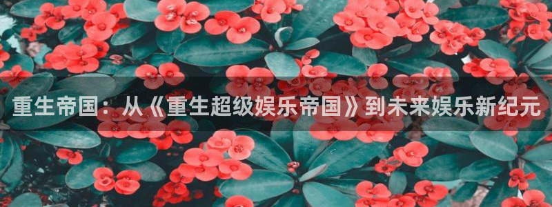 威九国际,apk.1：重生帝国：从《重生超级娱乐帝国》到未来娱乐新纪元